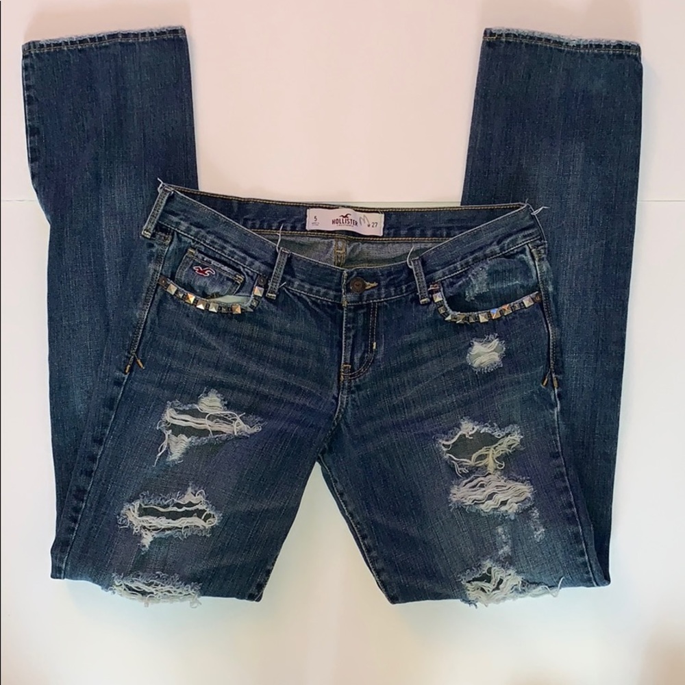 Distressed Hollister Jeans